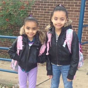 Bloomingdale’s Girls 7/8 Aqua Coat